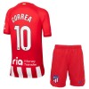 Maglia ufficiale Atlético Madrid Correa 10 Casa 2023-24 per Bambino